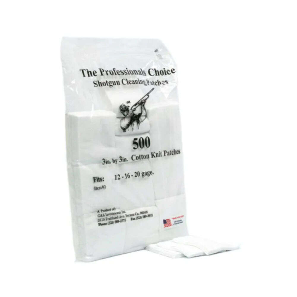 Cleaning Equipment The Professionals Choice 4.50" CTTN KNIT SQ 12/16/20GA 3X3 500PK